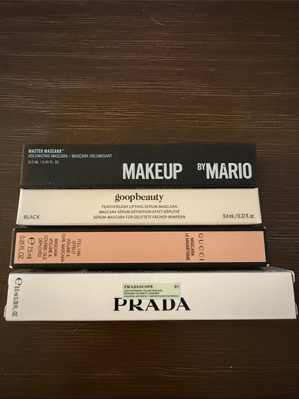SEPHORA BRAND MASCARA BUNDLE - PRADA, GUCCI, GOOP AND MAKEUP BY MARIO